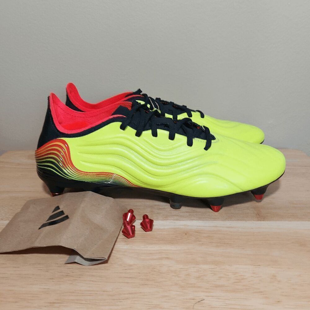 Adidas COPA SENSE.1 SG Soccer Cleats Game Data Pack Yellow GY8935 Men's Size 8